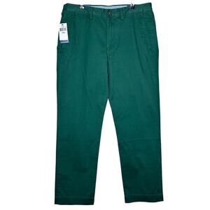 Polo Ralph Lauren Stretch Cotton Twill Straight Fit Chino Pant Green Mens 33x30